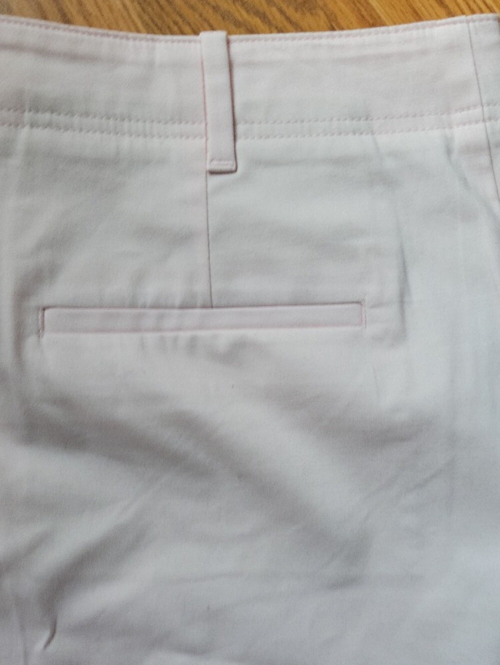 Talbots Pale Pink Tailored Cotton Bermuda Shorts - Picture 6 of 9